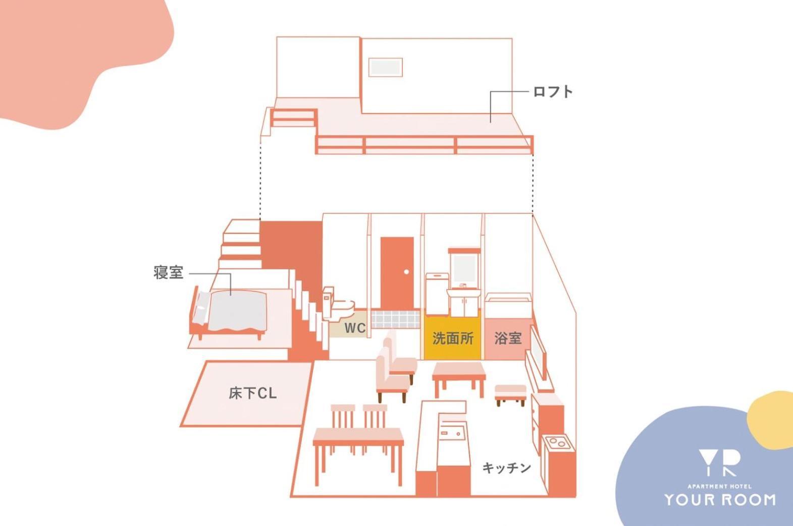 Your Room 熊本駅 Экстерьер фото